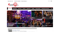 Desktop Screenshot of events360.ca